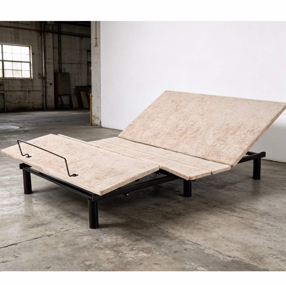 Separate Electric Remote Control Adjustment Bed Frame Modern Folding Smart Bed Ho