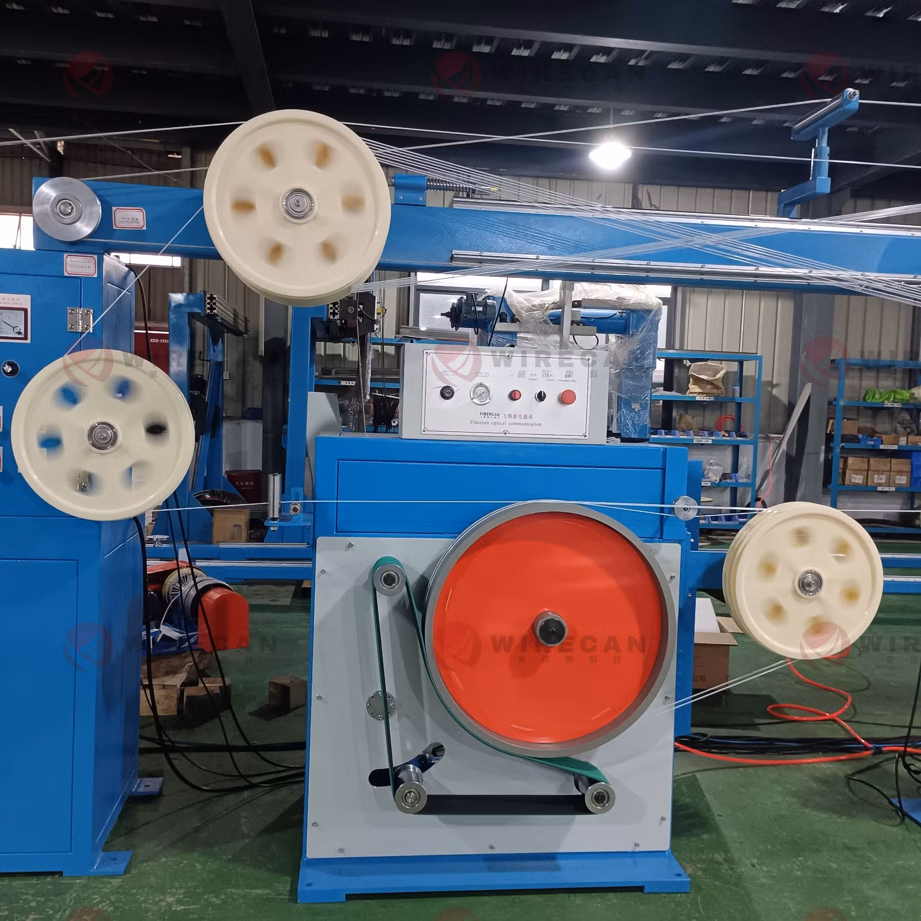 Loose Tube Secondary Coating Extrusion Machine Production Line