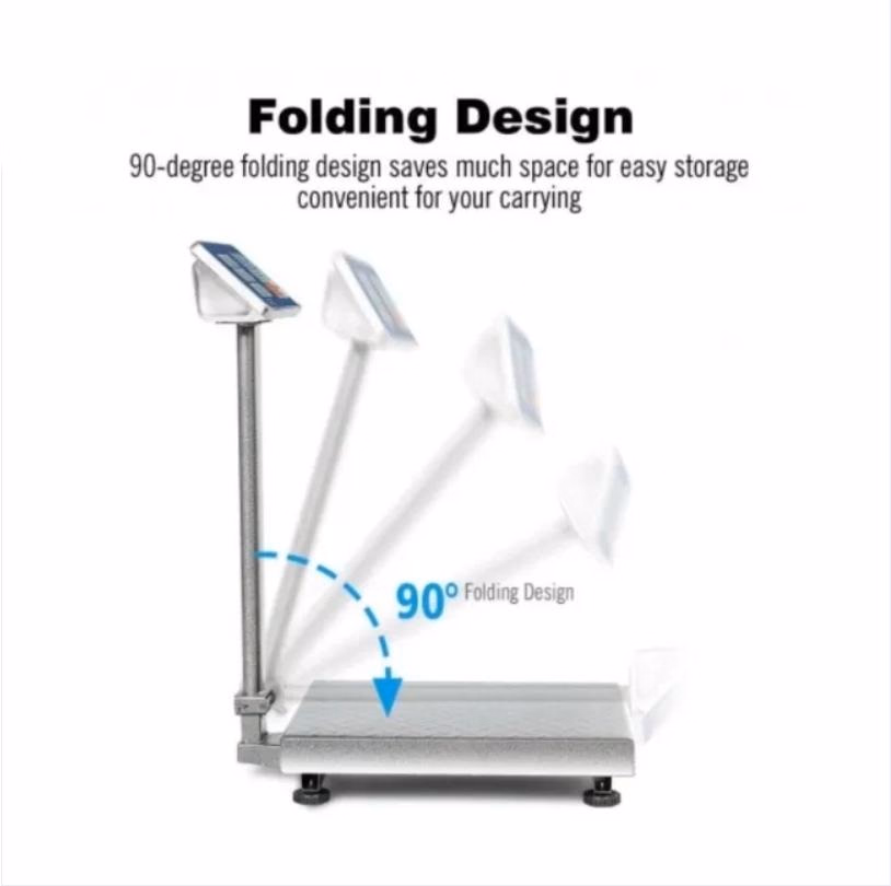 45X60cm Digital Bench Scale Electronic Platform Scale 600kg/ 200gr-600