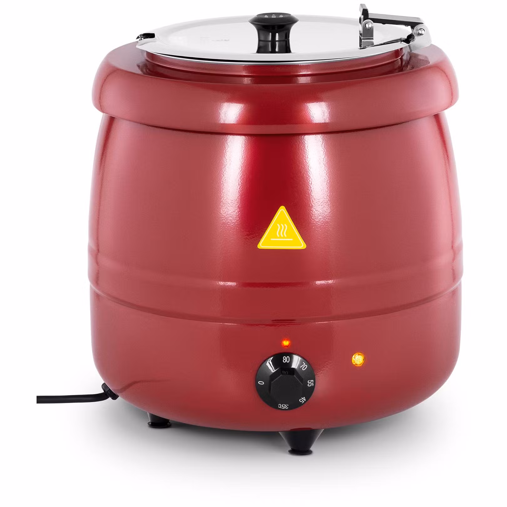 German Quality Standards CE Certified Market Leading Price 10L 400W Red Coated Electric Soup Kettle