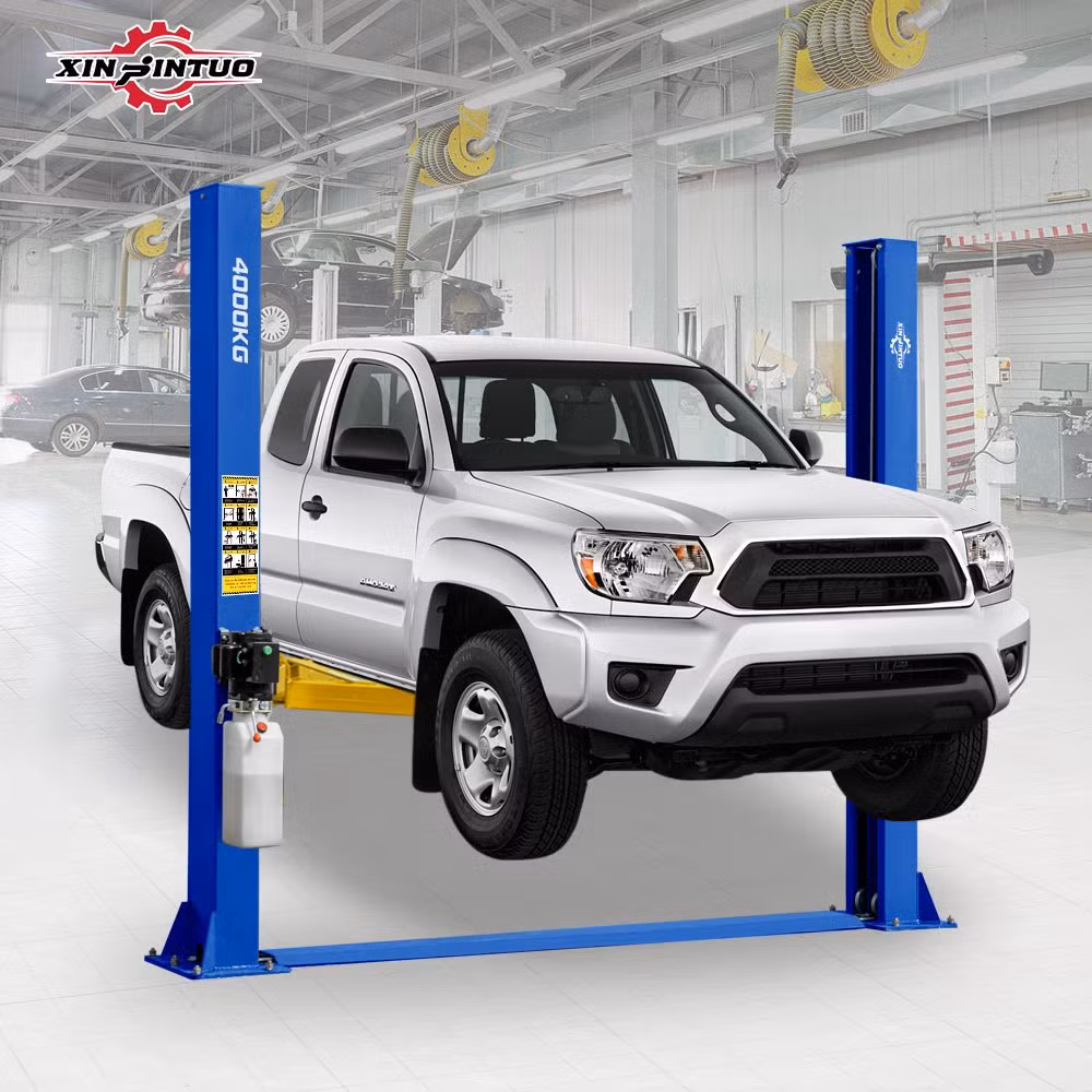 Xinjintuo 4000kg Auto Two Post Hydraulic Floor Plate Hydraulic Car Lifter Elevador Two Column Automo