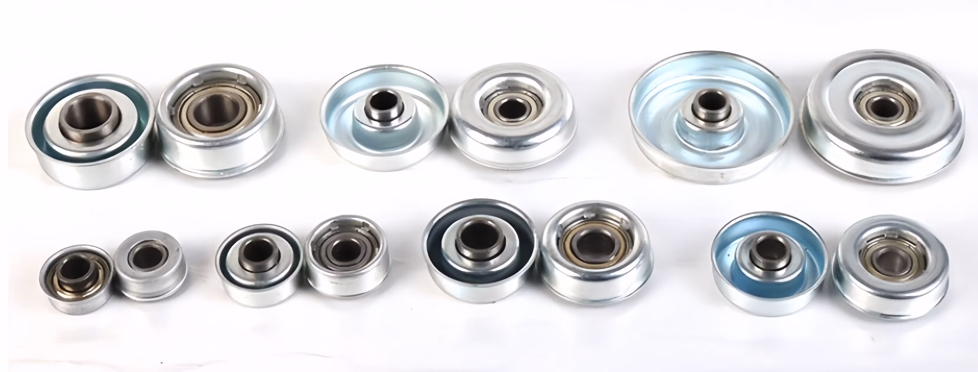 Pressed Bearings for Conveyor Rollers