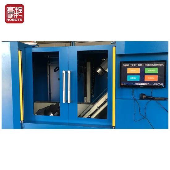 Valve Flange Welding Special Machine with Automatic Door - Valve Welding and Ball Valve Component We