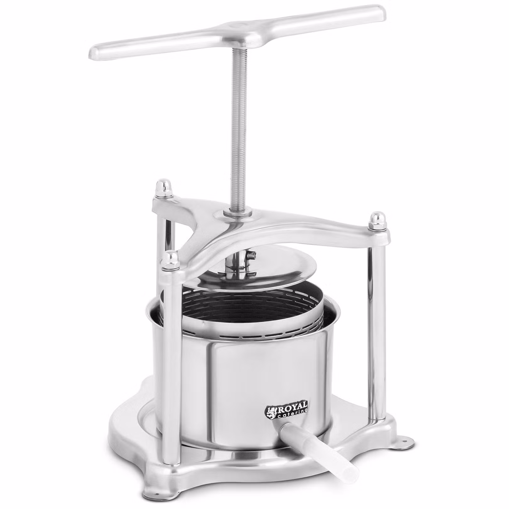 Easy to Use and Clean Including 5 Muslin Cloths 3L Manual Wine Press Fruit Crusher Juice Press