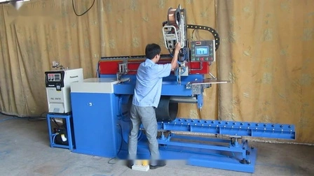 MIG Longitudinal Seam CNC Automatic Linear Welding Machine for Round Tank - Longitudinal Seam Weldin